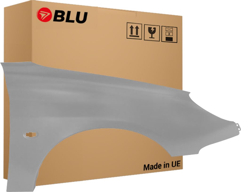 BLU Aile Compatible avec Peugeot 206 EYC Droite Grau Gris Image du produit 