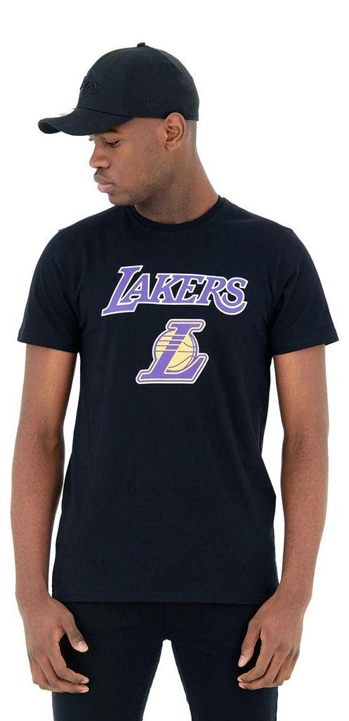 New Era Herren T-Shirt NBA LA Lakers black L