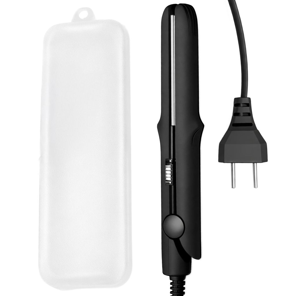 Glätteisen Locken und Glätten Haarglätter Locken 2 in 1 Glätteisen Einstellbarer Temperatur Keramik Haar Straightener Lockenstab Schwarz Retoo