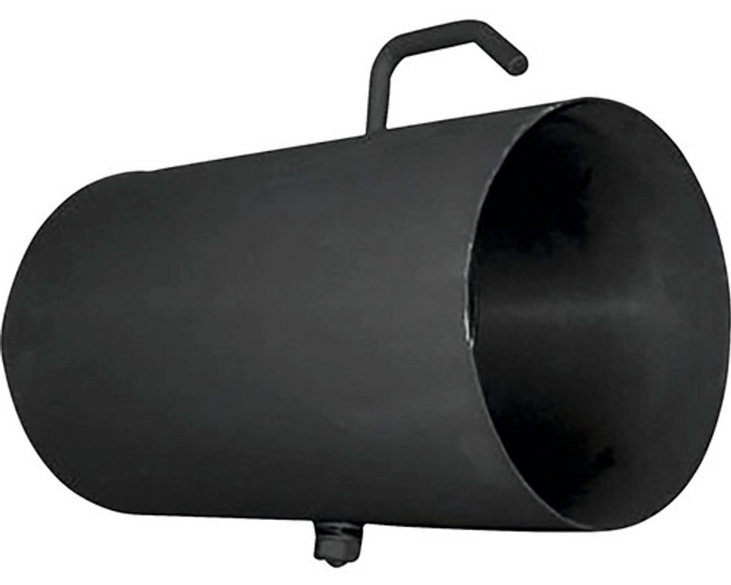 roura kouřová s klap.125mm/ 250 t.1,5mm ČER Obrázek produktu 