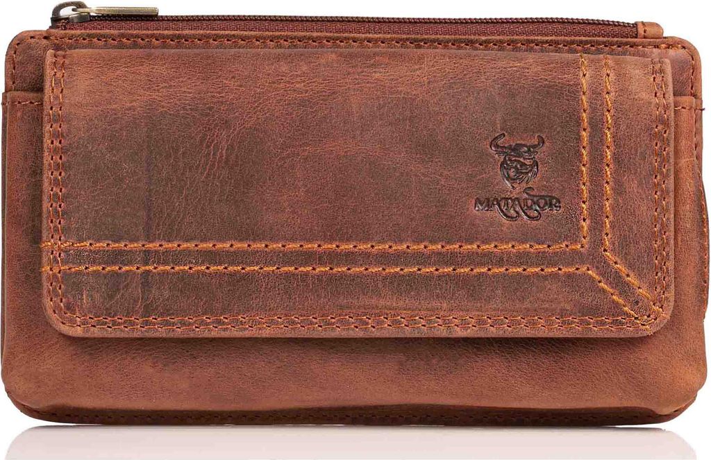 MATADOR BRISBANE Leder Universal Handytasche Klett 6.9 Zoll Produktbild 