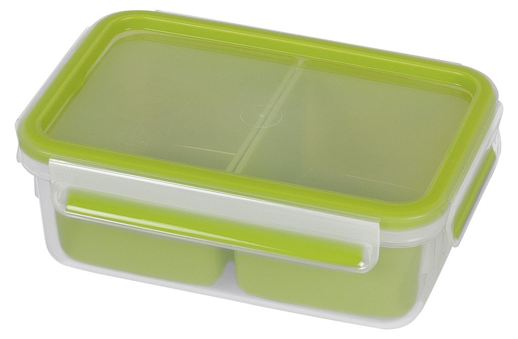 EMSA CLIP & GO Snackbox 1,0 L mit 2 Einsätzen, 1 l, Produktbild 