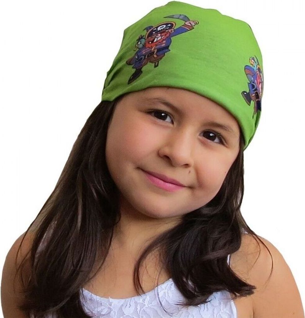 Piratenkopftuch Multifunktionstuch Schlauchtuch für Kinder von 4-12 Jahren Kopftuch Pirat