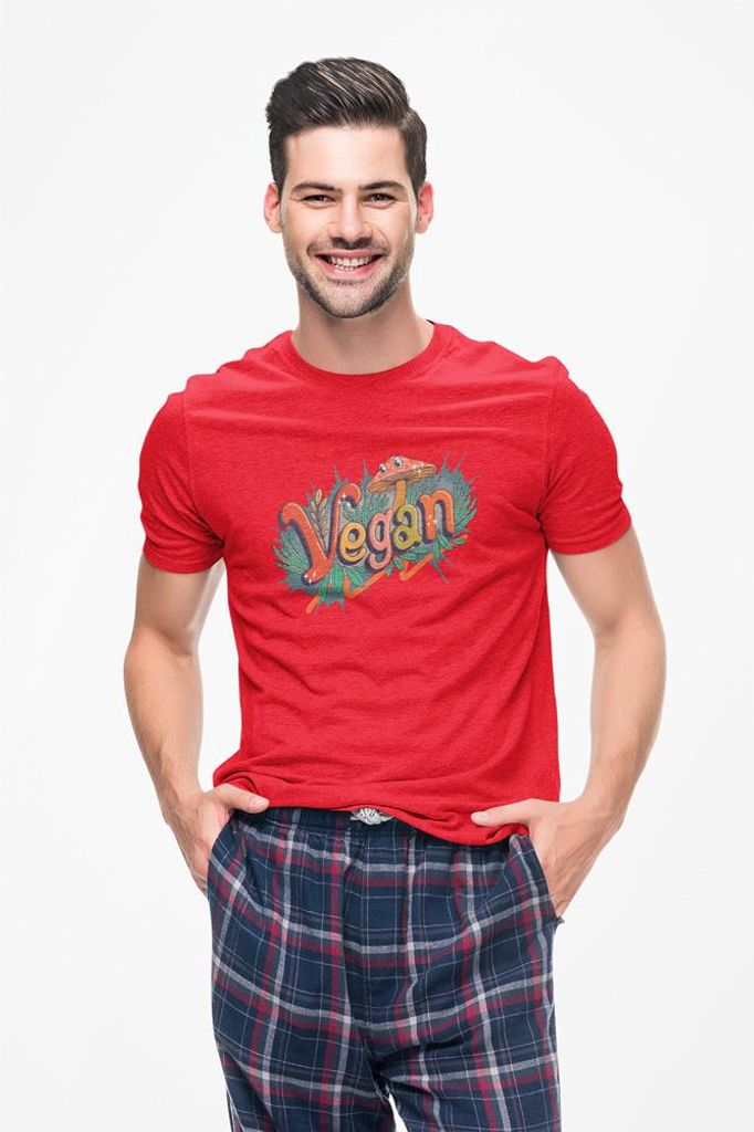 D&B Uni Polo ST00156 Vegan Rot-Größe S