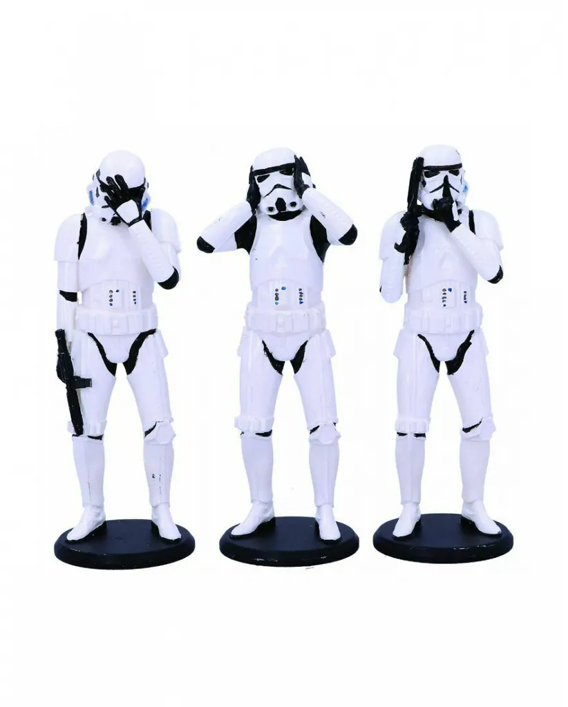 Pack 3 Stormtroopers de Qualité - Statuettes 14cm pour Collectionneur