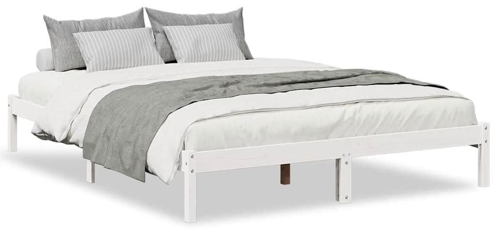 vidaXL Letto in legno massiccio Extra Lungo senza materasso Immagine del prodotto 