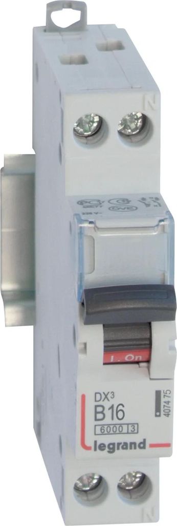 Legrand DX3, Miniaturowy wyłącznik, Typu B, IP20, 210 - 250 Zdjęcie produktu 