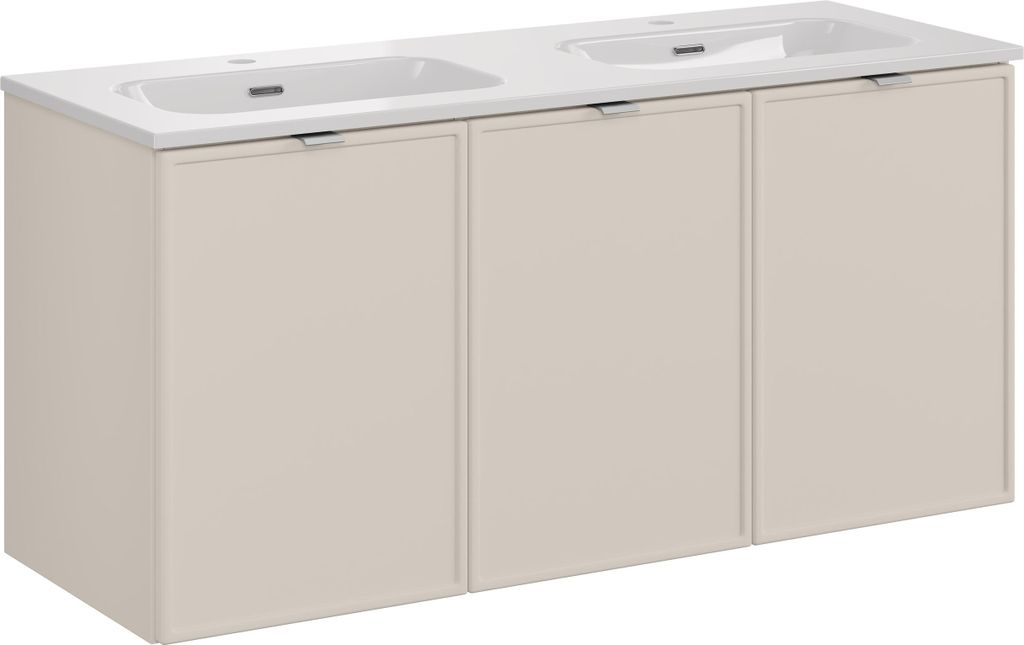 Badezimmer-Set 120 Cm Kaschmir Mit Waschtischunterschrank