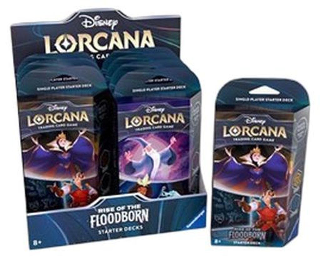 Lorcana Rise of the Floodborn: Starter Deck Display