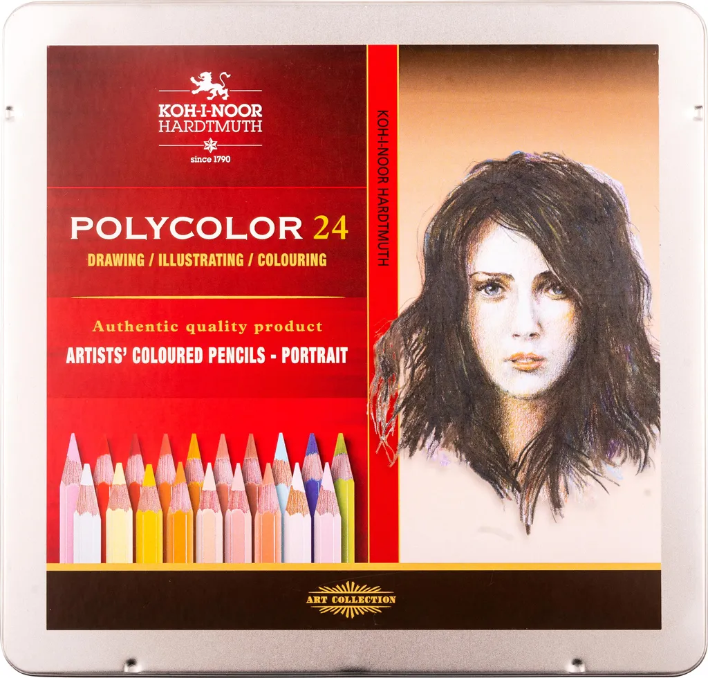 Koh-i-noor Polycolor Portrait 24 Matite | Colori per Ritratto Professionali