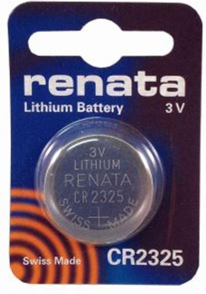 Lithium-Batterie CR2325 RENATA 3Vdc 180mAh 23x2,5mm