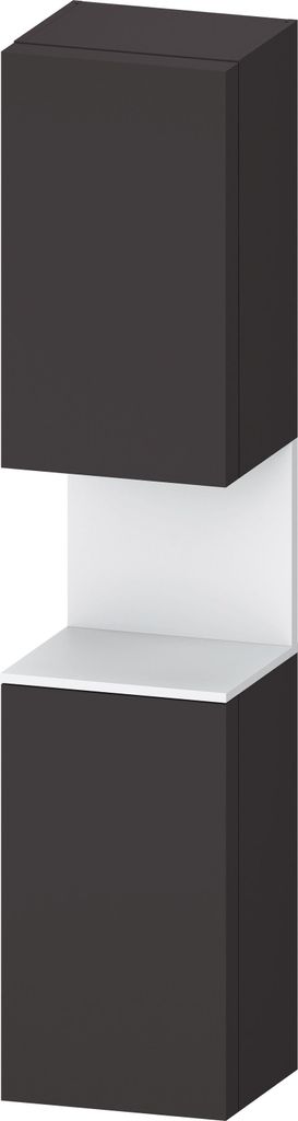 Duravit Qatego Hochschrank, Türanschlag rechts, 400x360x1760mm, Nische Weiß Matt, QA1346R18800000
