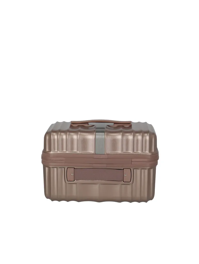 Travelite Paros Beauty Case Cappuccino Rosa Antico | Rigido e Organizzato - 5