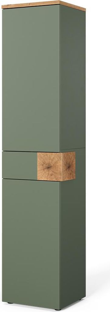 Armadio per il bagno Vicco Eden Verde 40 x 184.2 cm con 2 Immagine del prodotto 