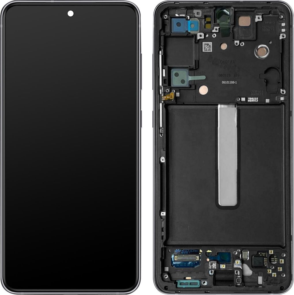 Samsung, LCD Bildschirm Original Touchscreen – Graphite für Samsung Galaxy S21 FE, Schwarz