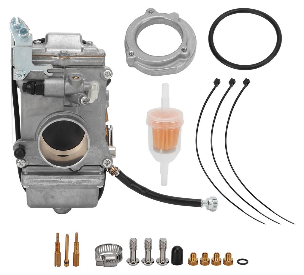 HSR42 Motorrad-Vergaser, 42 mm, Aluminiumlegierung, Ersatz für Evo Evolution Twin Cam