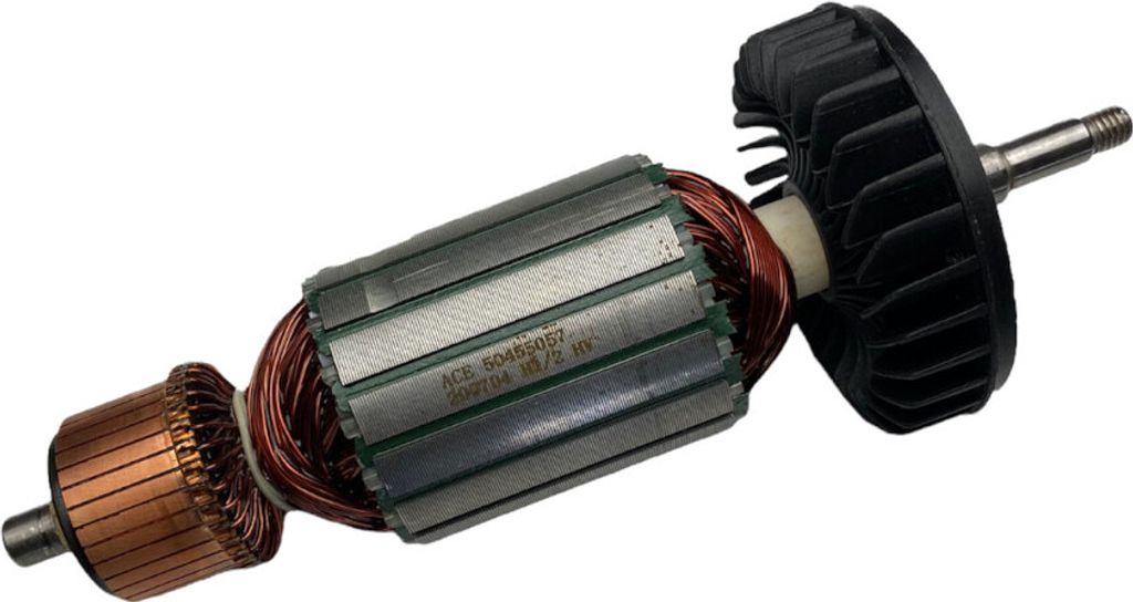 Trade-Shop Anker / Rotor / Läufer / Kollektor Ersatzteil für Makita GA 9040 GA 9040 S GA 9040 R GA9040 GA9040S GA9040R Winkelschleifer