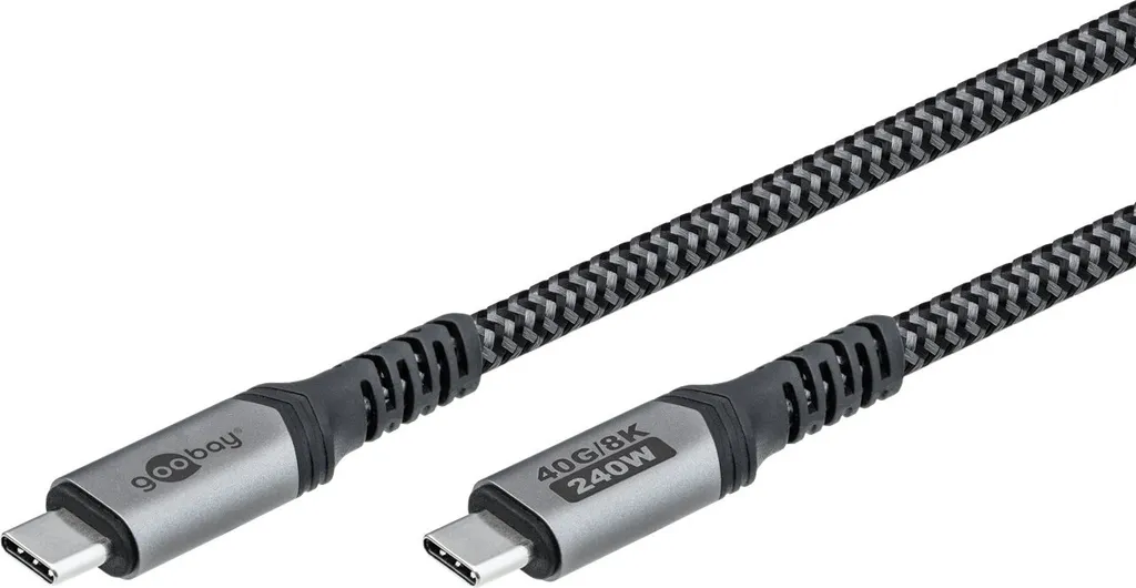 Goobay 66322 Cavo USB-C 2.0 - Ricarica E Sincronizzazione - USB-A A USB-C - Nero, 1m