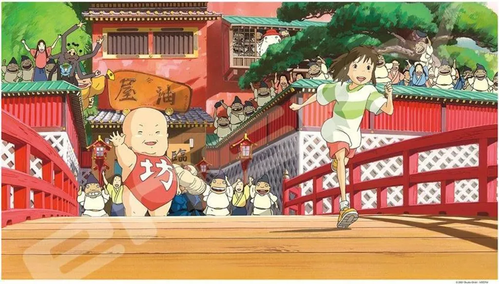 Puzzle 1000 pièces Run Chihiro - Studio Ghibli Spirited Away ref 88342