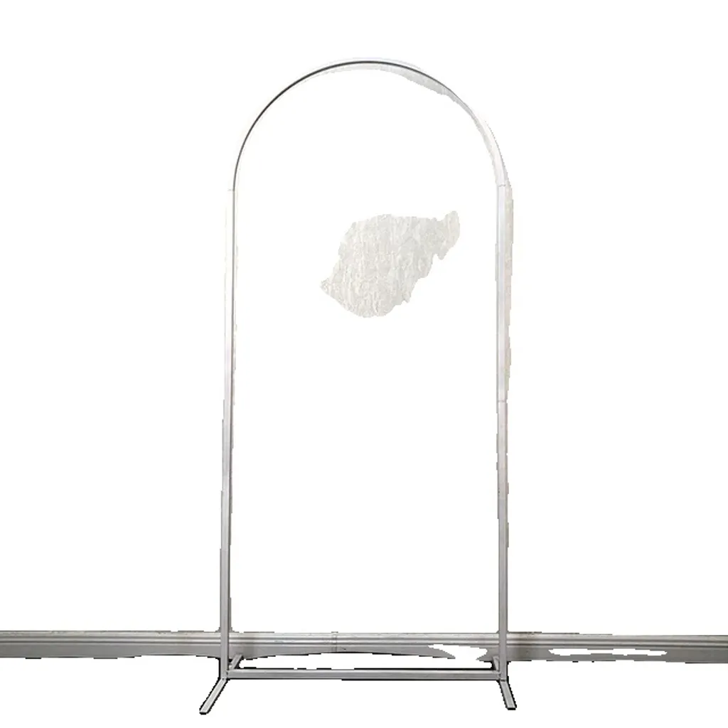 Support d'arche décorative en métal blanc 150cm pour fête et anniversaire