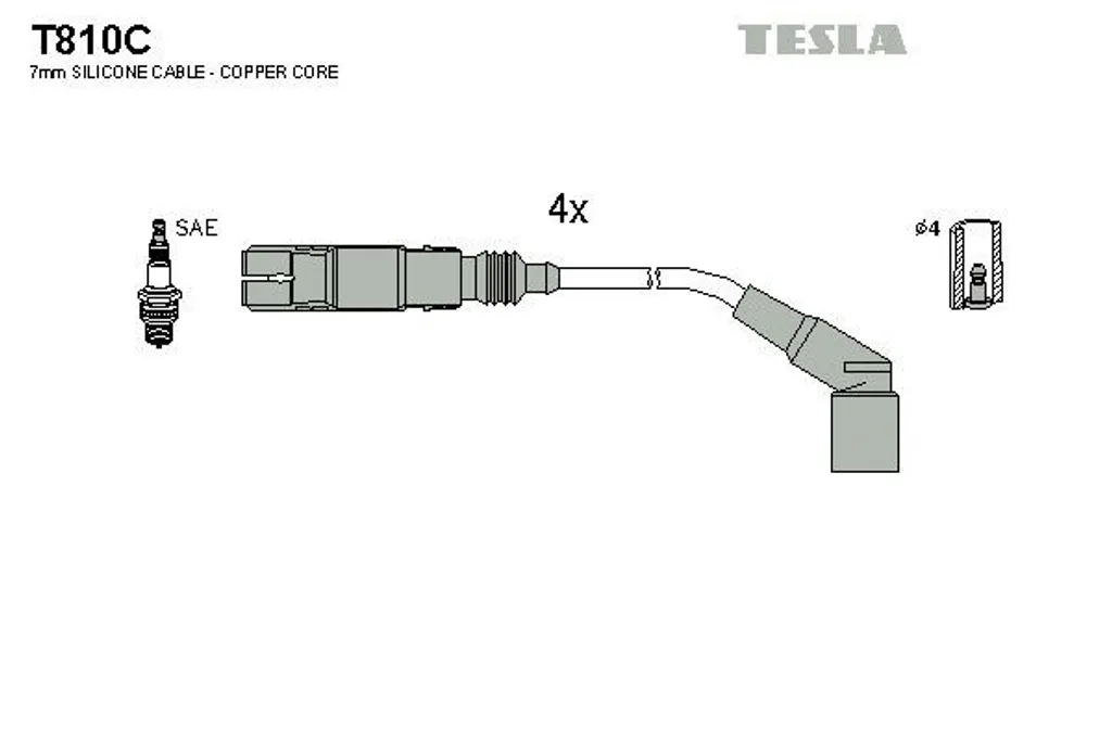 Réparer l'allumage BMW E46 E36 avec le jeu de câbles TESLA T810C fiable