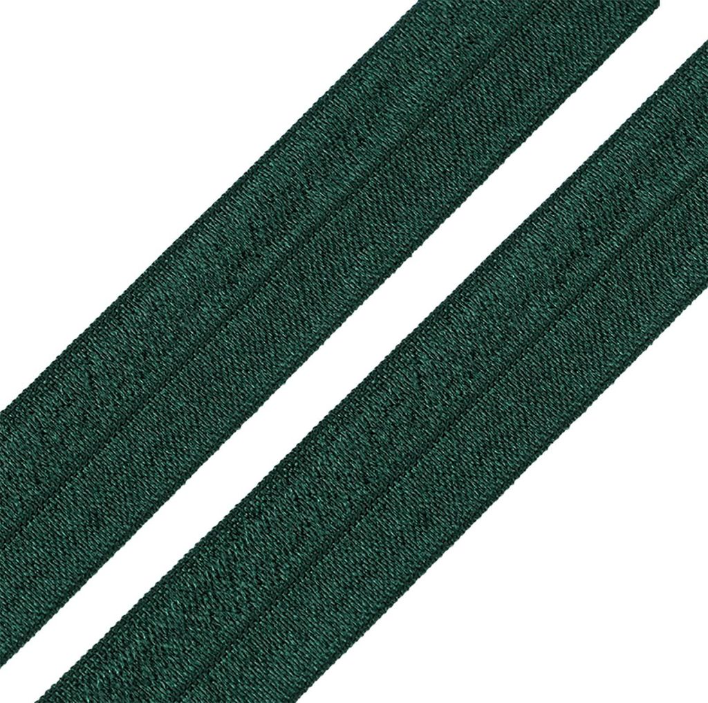 1m Einfassband 20mm hochelastisch 44% Elasthan gefalzt Meterware Faltgummi