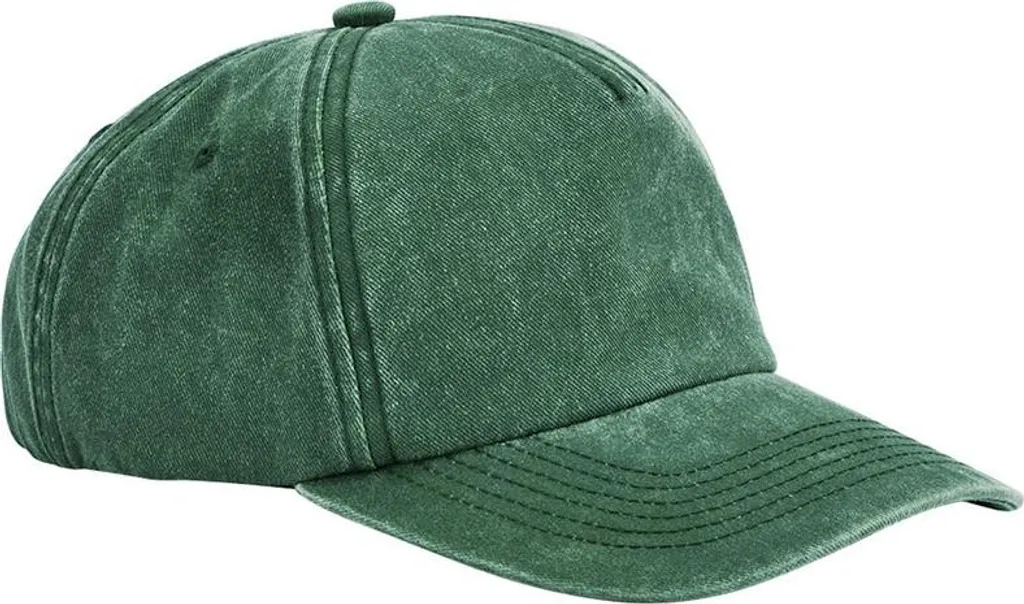 Berretto Baseball Beechfield RW10066 Verde Bottiglia Original 5 Panel
