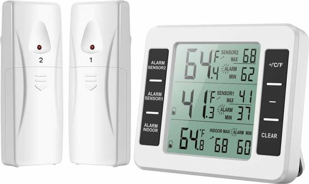 Kühlschrankthermometer, digitales Gefrierschrankthermometer