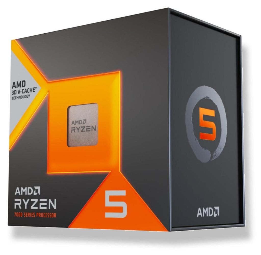 AMD Ryzen 5 7500X3D processore 4 GHz 96 MB L3 Scatola Immagine del prodotto 