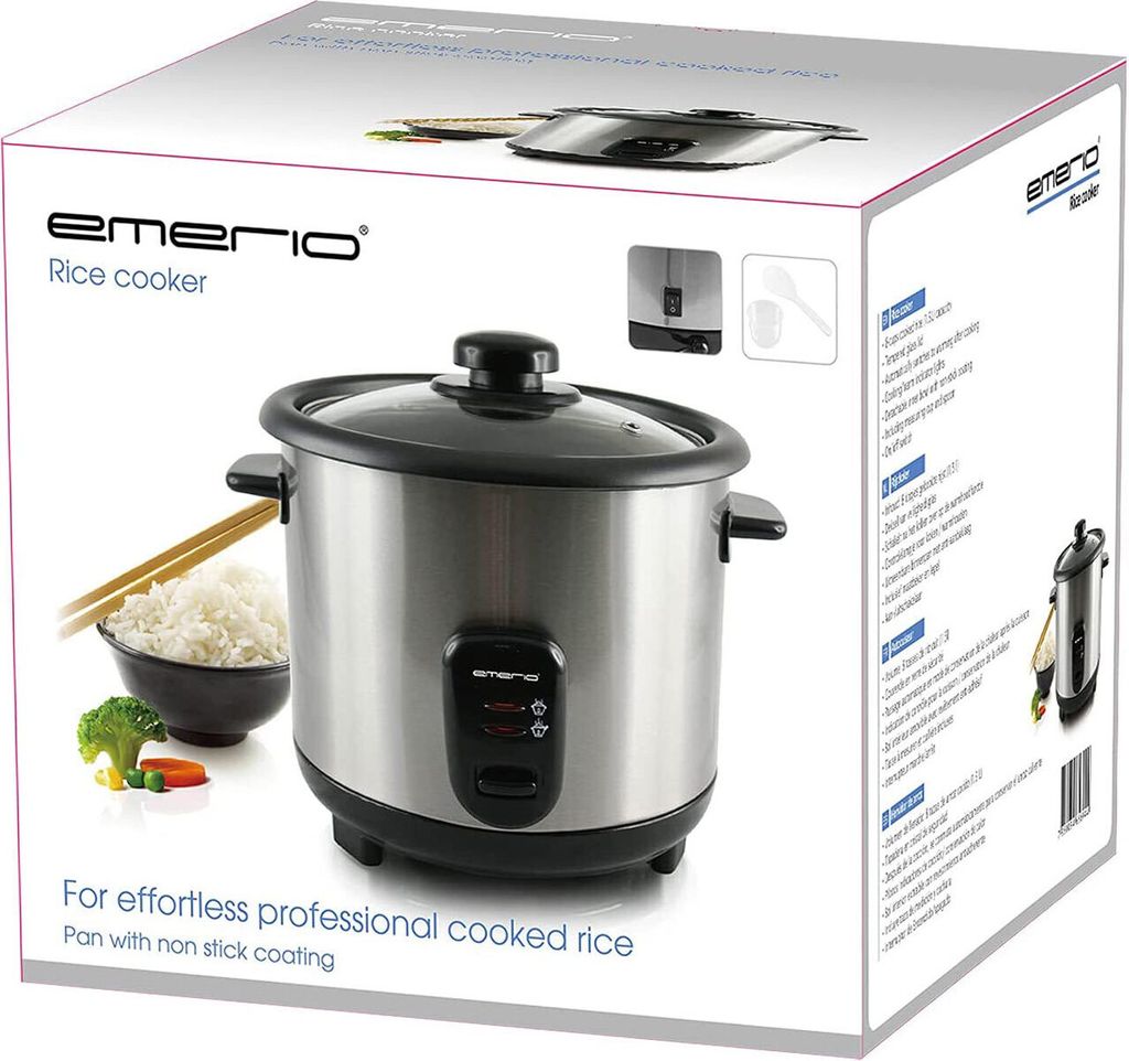 Emerio Reiskocher ECO, 1,5L, Warmhaltefunktion, antihaft Obrázok produktu 7