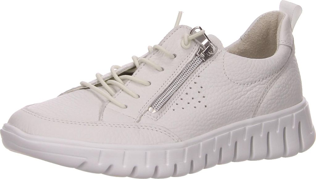 Waldläufer Schnürhalbschuhe in weiss/weiss kombi, Gr. 7 Produktbild 
