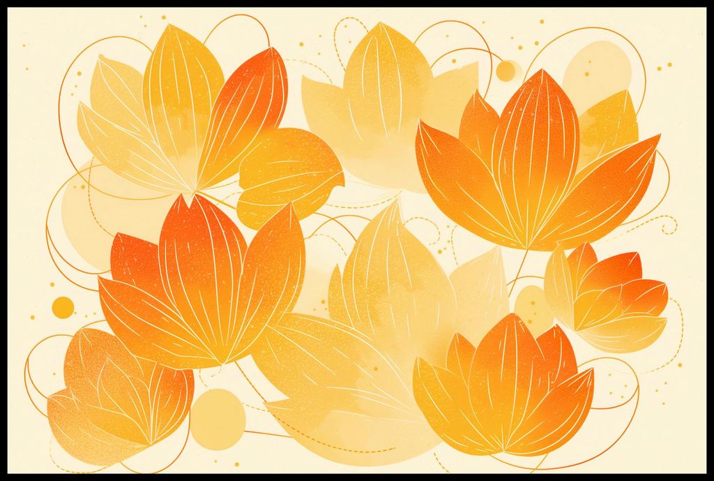 Plakat 91,5x61cm Herbstvisualisierung