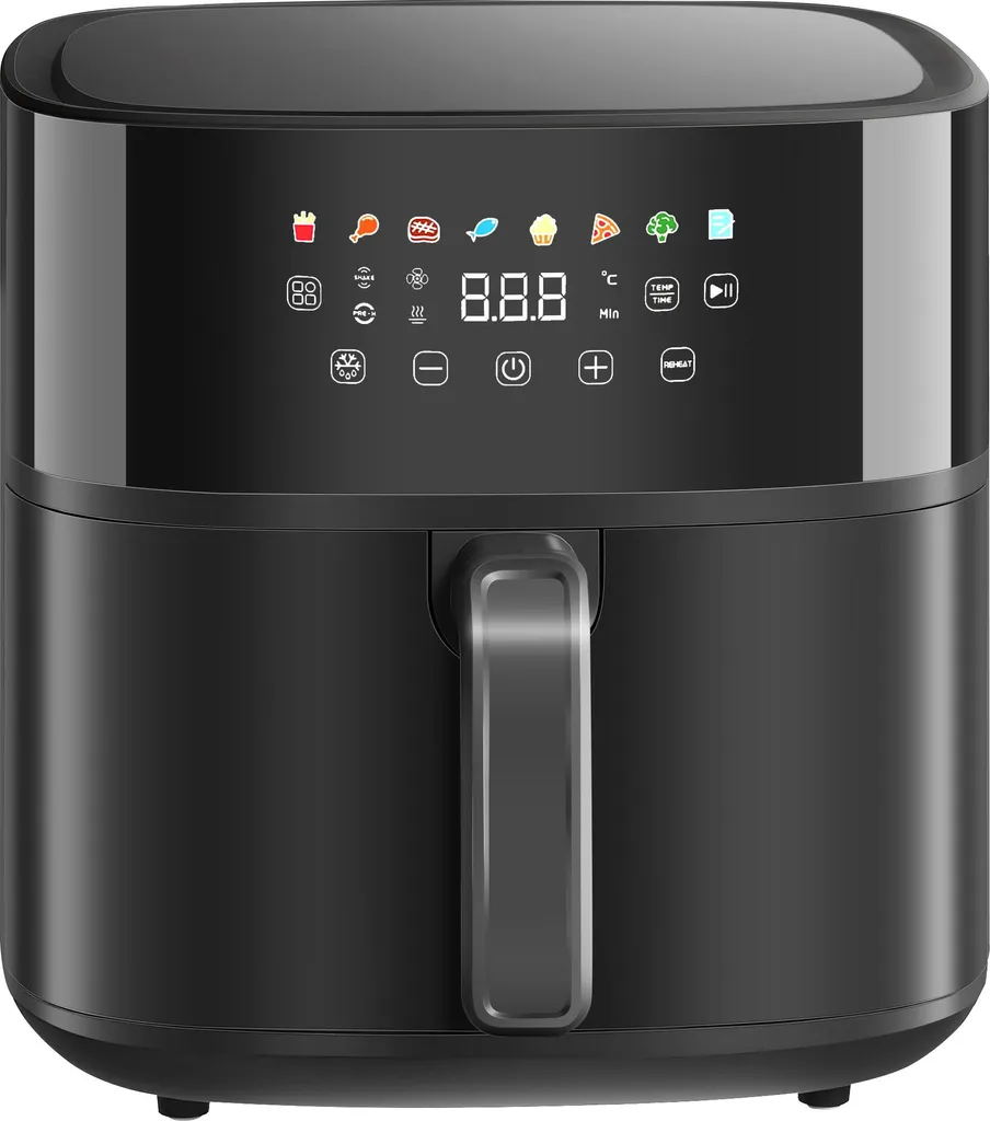 Friteuse sans huile 1700W 8L avec 8 modes de cuisson et écran tactile