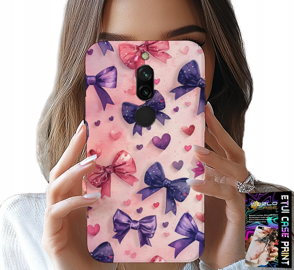 Trend 2026: Cover Nastro Colorato Xiaomi Redmi 8 con Vetro Temperato