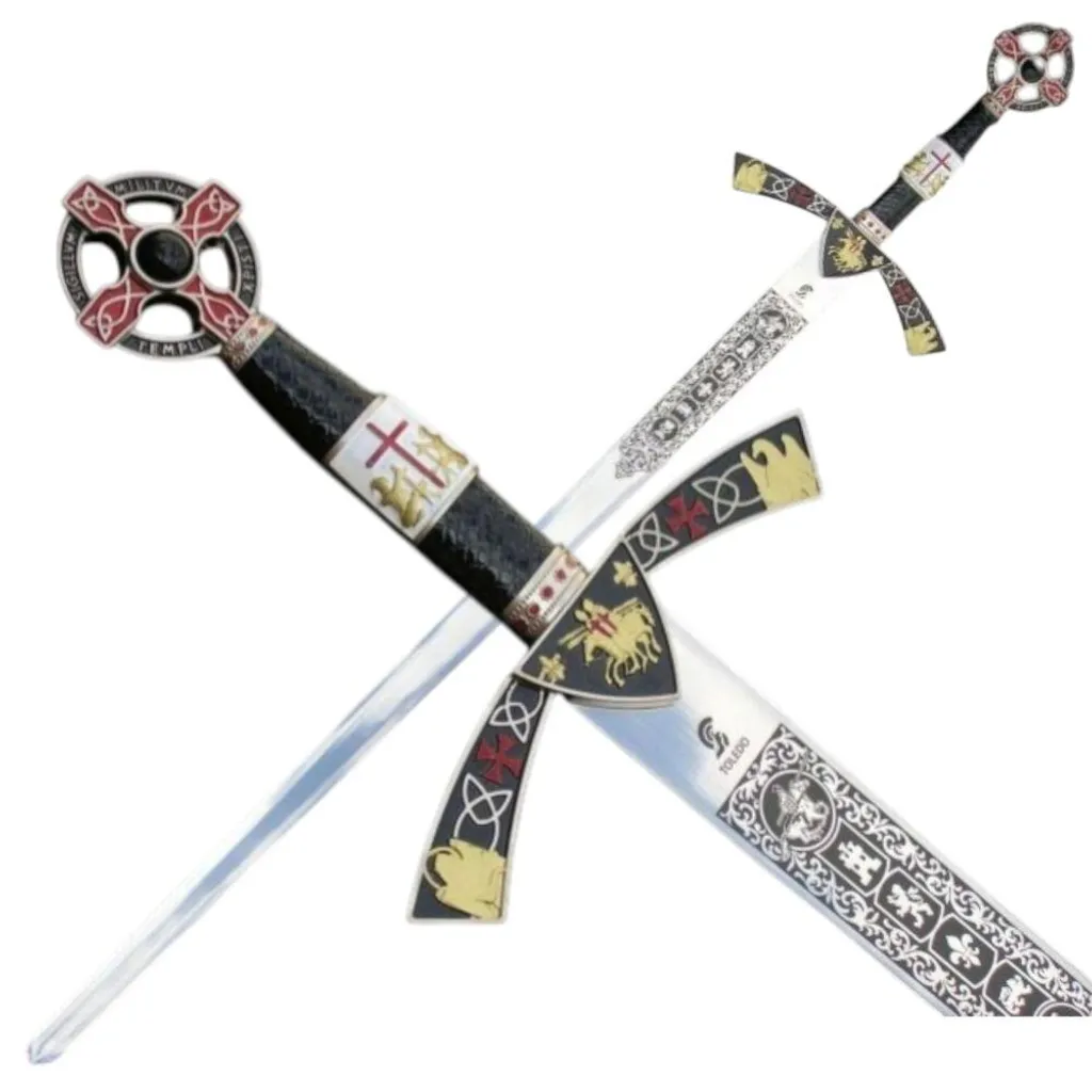 Épée des Templiers Sigillum Militum Christi 4112 - Décoration Médiévale