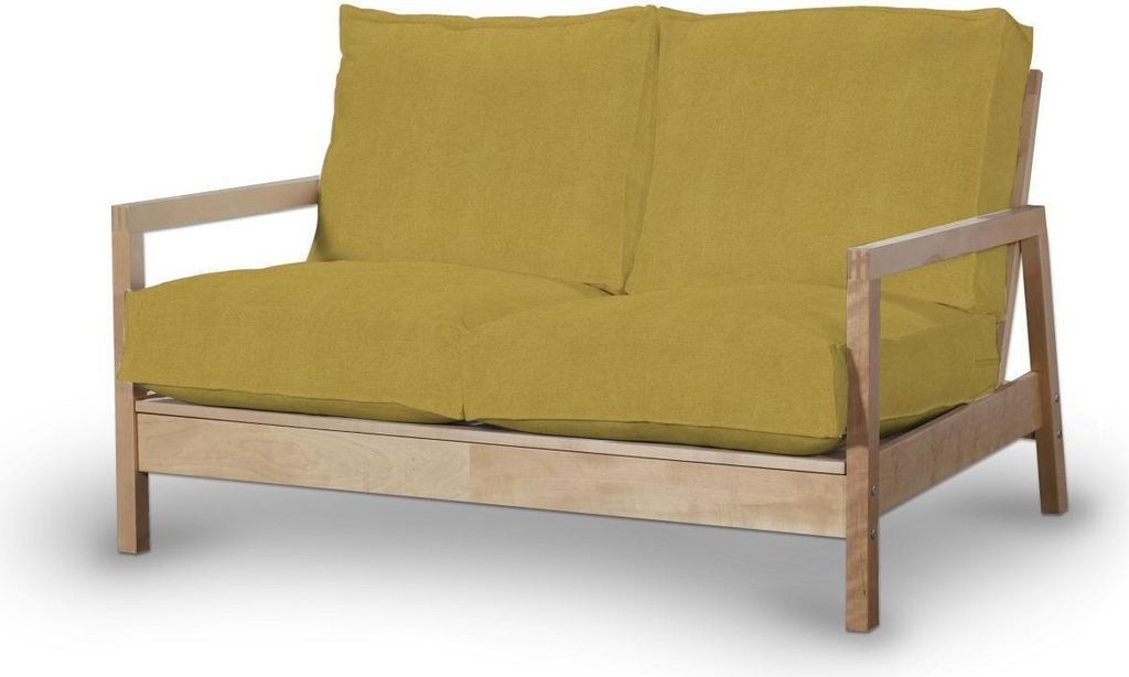 Dekoria Bezug für Lillberg 2-Sitzer Sofa, senffarbe, Sofahusse, Lillberg 2-Sitzer