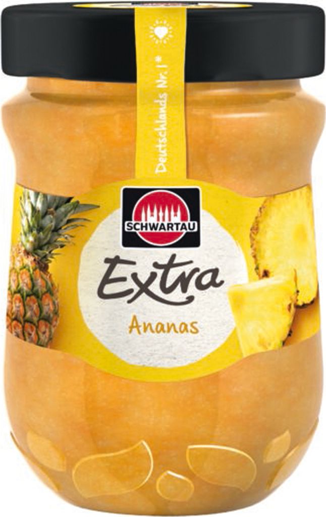 Crema di frutta Schwartau Extra Ananas, prodotta con la Immagine del prodotto 