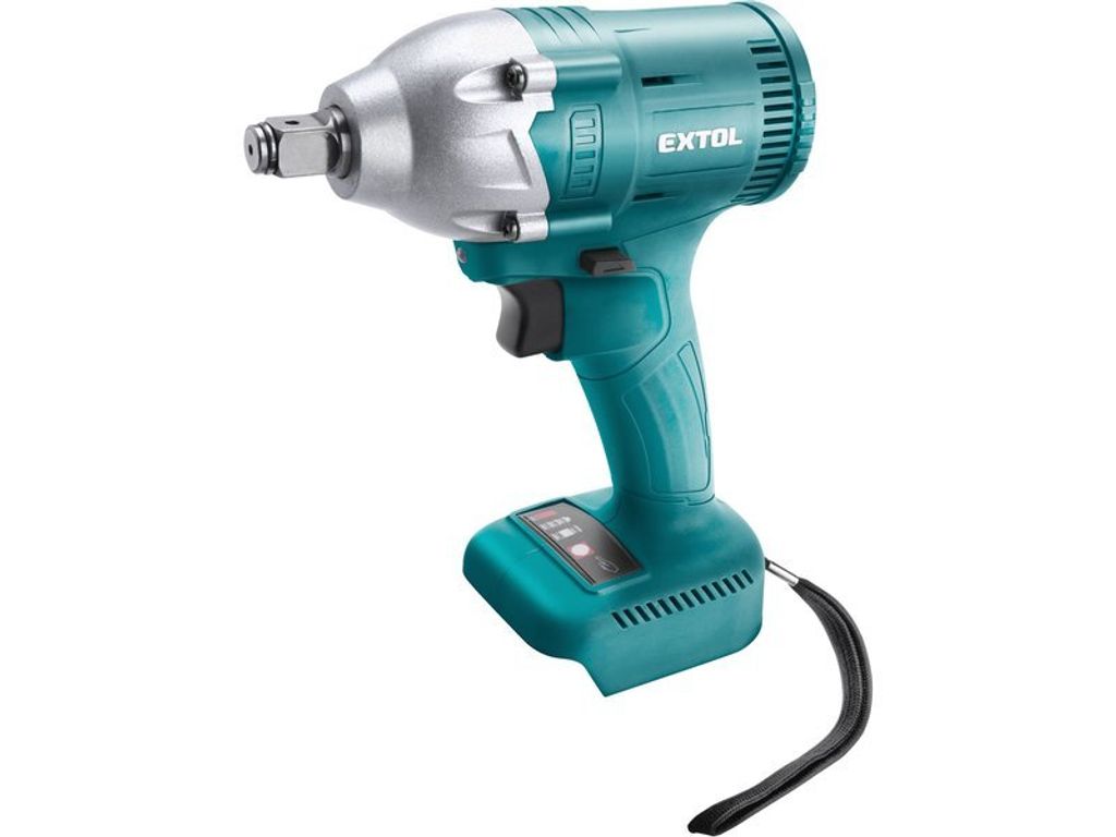 Akku-Schlagschrauber Extol Industrial (8791256) Akku-Schlagschrauber 1/2", bürstenlos, 18V Li-Ion, ohne Akkus und Ladegerät