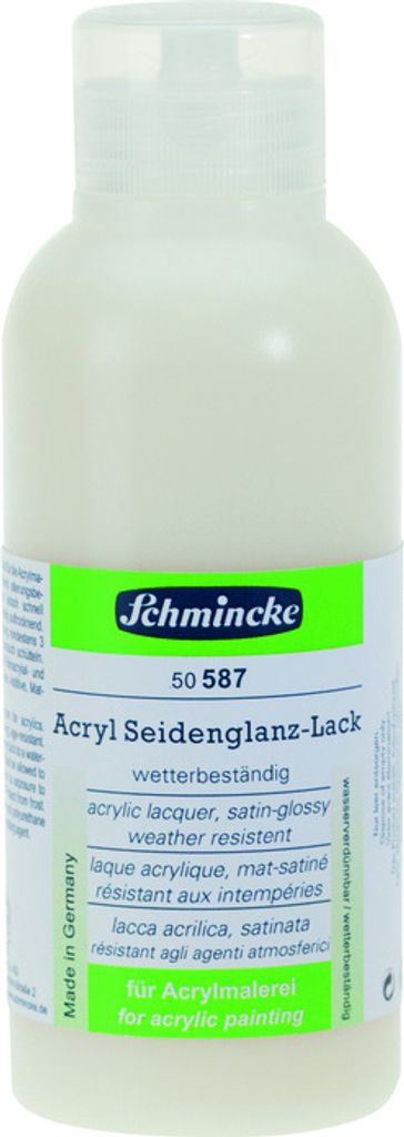 Schmincke 250ml Hilfsmittel Seidenglanz-Lack Acryl 50 587 027 Acrylmalerei
