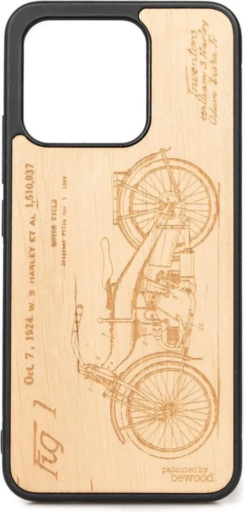 Coque Bewood pour Xiaomi 13 en bois Harley Patent Aniegre - Protection