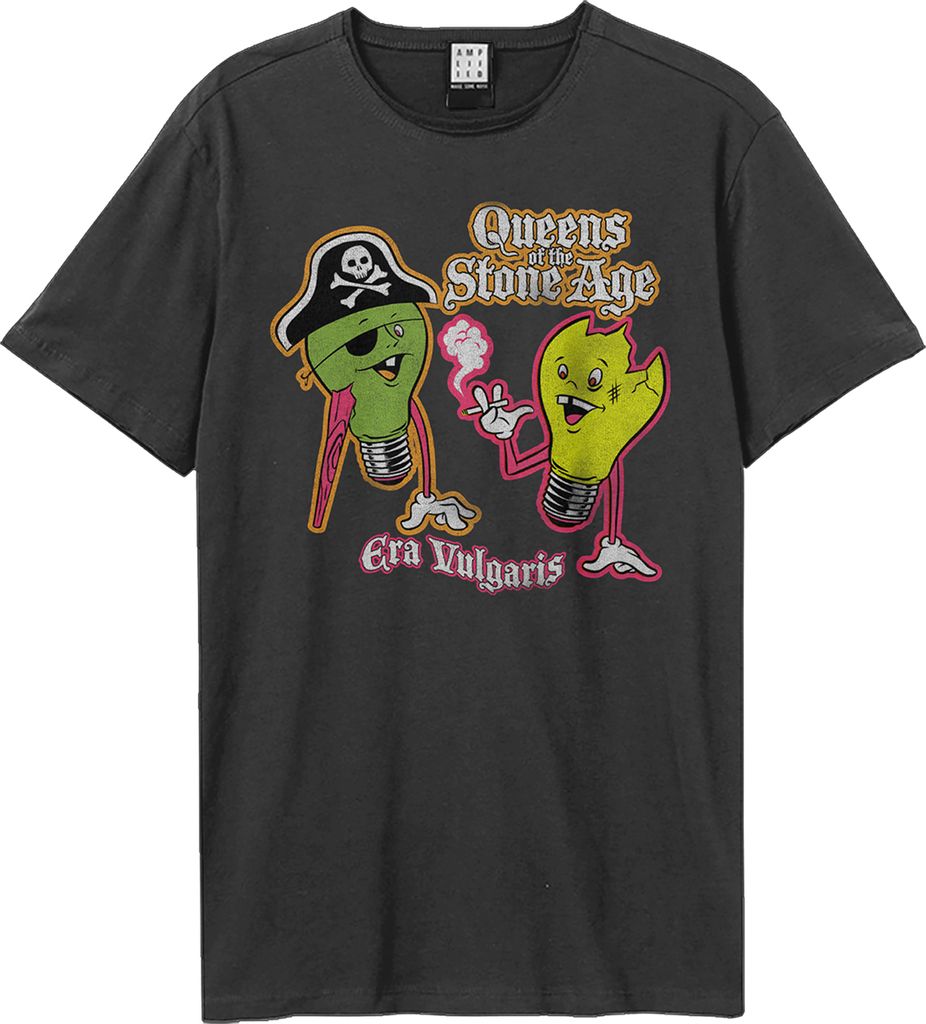Amplified - "Era Vulgaris" T-Shirt für Herren/Damen Uni GD2299 (XS) (Holzkohle)