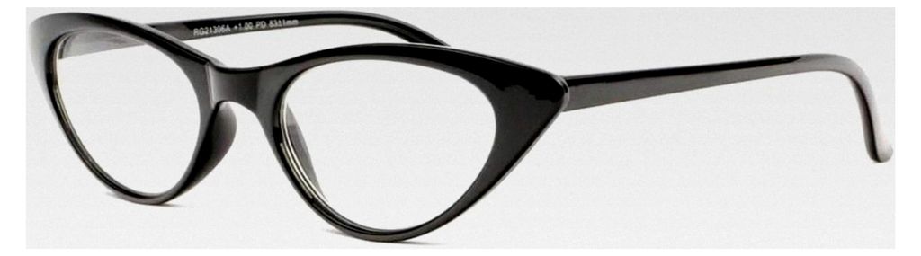 Sally Lesebrille, Schmetterling, schwarz, Damen, Dioptrie 1,5
