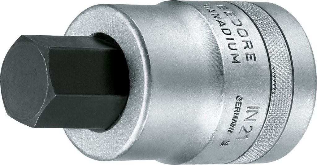 GEDORE IN 21 24 Schraubendrehereinsatz 1" Innen-6-kant 24 mm, 6181440