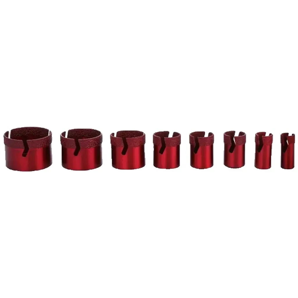 Kit perçage carrelage et granit M14 scies cloches 20-68mm pro