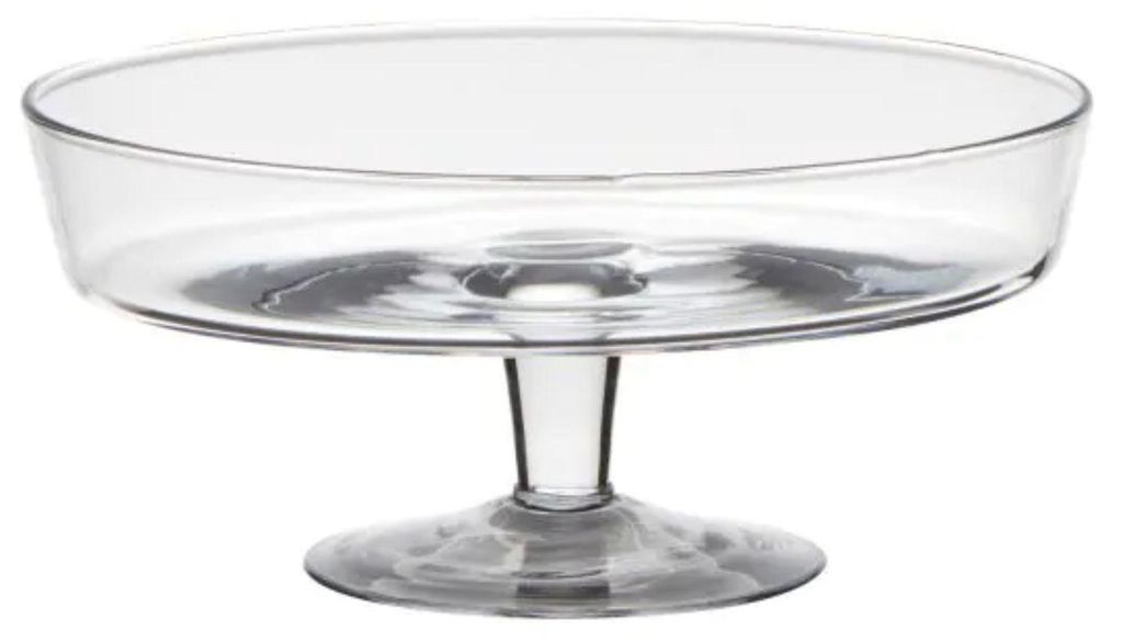 Glasschale auf Fuß CYLINDER H. 10,5cm D. 24,5cm rund Produktbild 