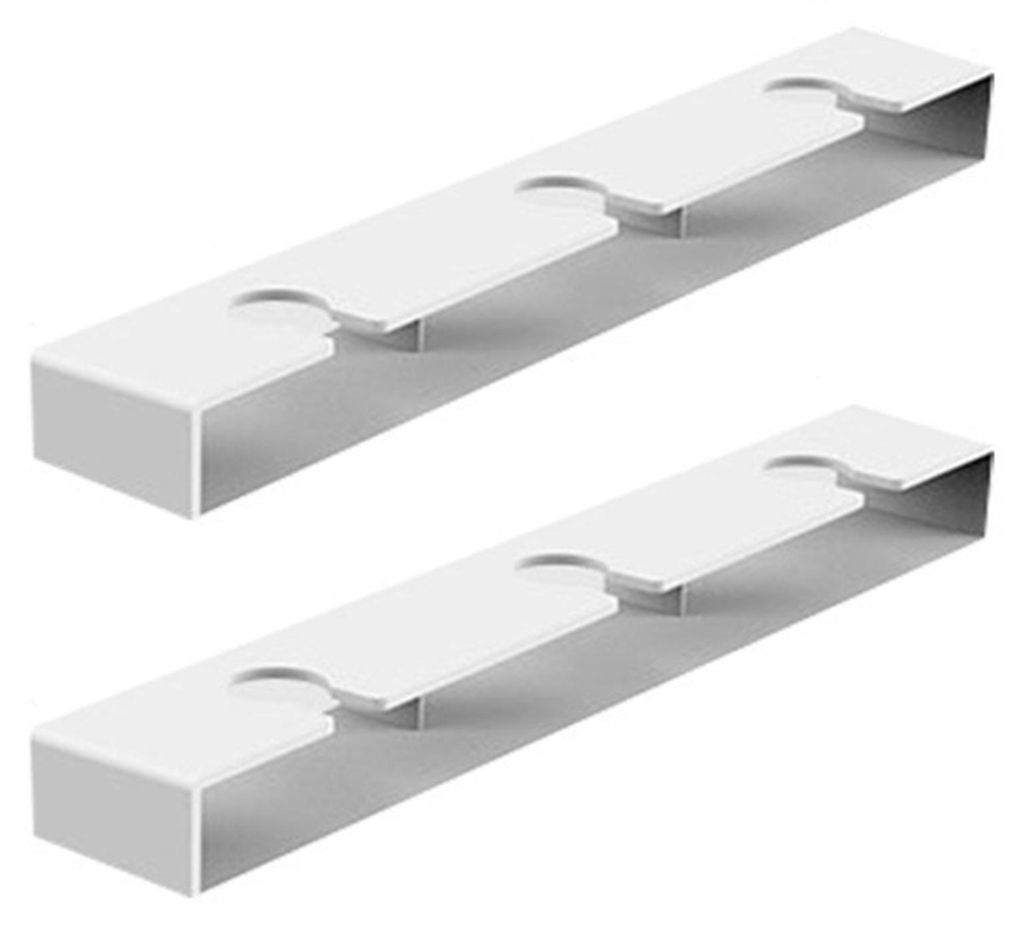 2er-Set Hängeregale für Weingläser – platzsparend, ohne Bohren, zur Montage unter Schränken, für Zuhause, Hotel, Restaurant, Bar