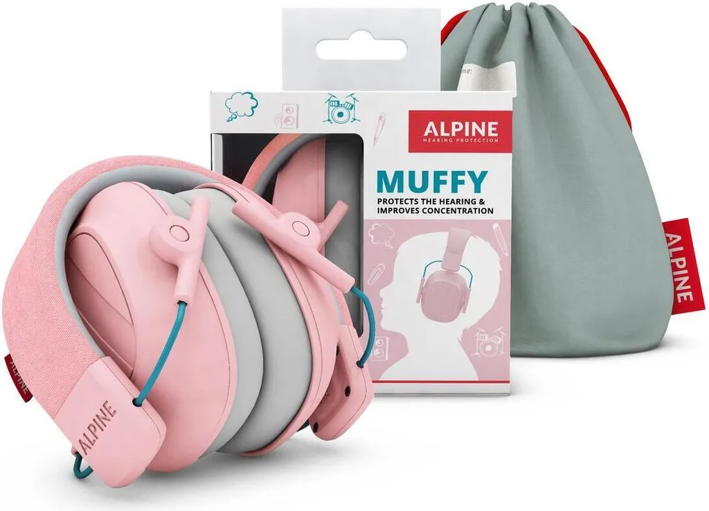 Casque antibruit enfant Alpine Muffy réglable et pliable modèle 2901389