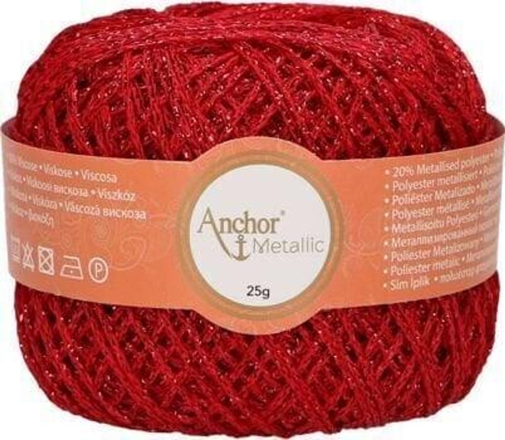 Anchor Metallic 318 Przędza szydełkowa Zdjęcie produktu 
