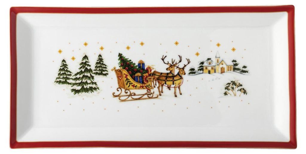 Plato rectangular Hutschenreuther, 36 cm, diseño "Happy Imagen del producto 