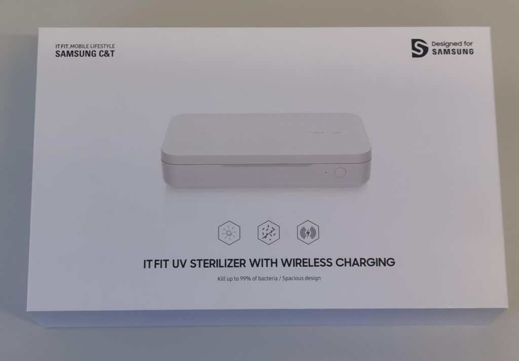 Designed for Samsung UV Desinfektionsbox mit induktiver Produktbild 